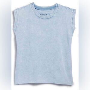 Frank & Eileen $125 Aiden Vintage Muscle Tee Shirt Heritage Jersey MINERAL BLUE